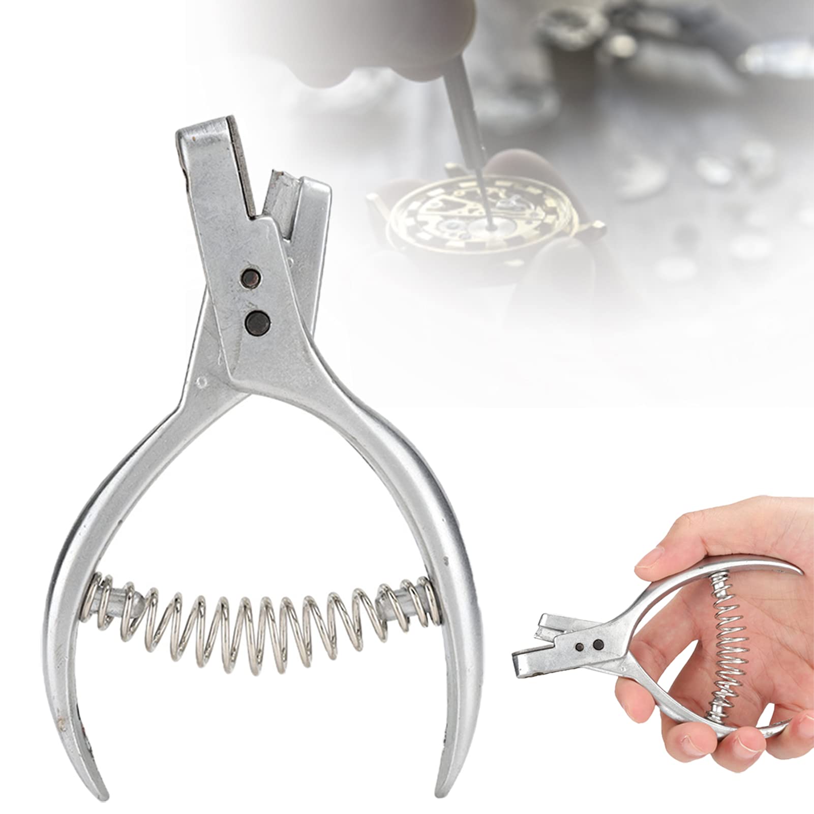 Watch Band Cutting Plier, Watch Strap Notching Punching Tool, Watch Repairing Accessories, Watch Strap Cutter for Watch Repairing Workers to Use