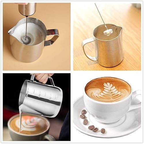 Electric Milk/Coffee Frother, Basecent Rechargeable Handheld Foam