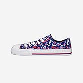 FOCO Buffalo Bills NFL Womens Low Top Repeat Print Canvas Shoes - 6