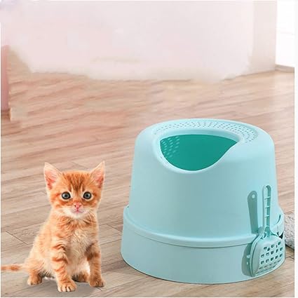 Yshen Bac à Litière Chat Bac à Litière Pour Chat Entièrement