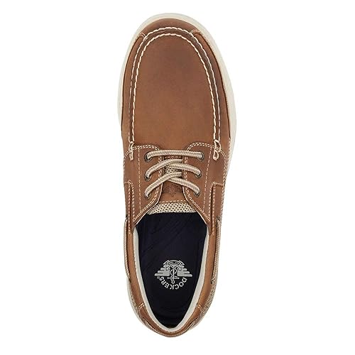 Dockers Mens Beacon Leather Casual Classic Boat Shoe with Stain