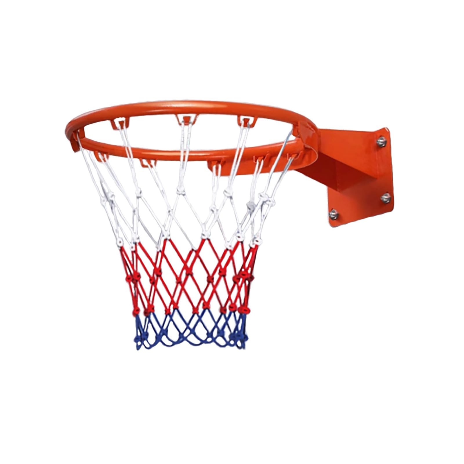 Photo 1 of (PARTIAL SET) (USED/FAIR) Heavy Duty Medium Size Basketball Hoop Goal Wall Mounted Basketball Rim, Ideal for Teens, Home Decoration & Office Fun, Diameter 35centimeter/13.8inch(Ultra)