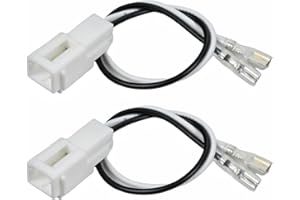 smart repairboy 2pcs Front Dash Tweeters Speaker Wiring Harness Adapter Connector Plug for 2005-2022 Dodge Ram Jeep Chrysler, Dash Tweeters Audio Cable Plug 2PCS 72-7902