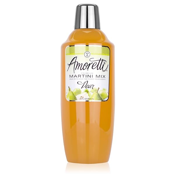AMORETTI PREMIUM MARTINI COCKTAIL MIX, PEAR, 28 OUNCE