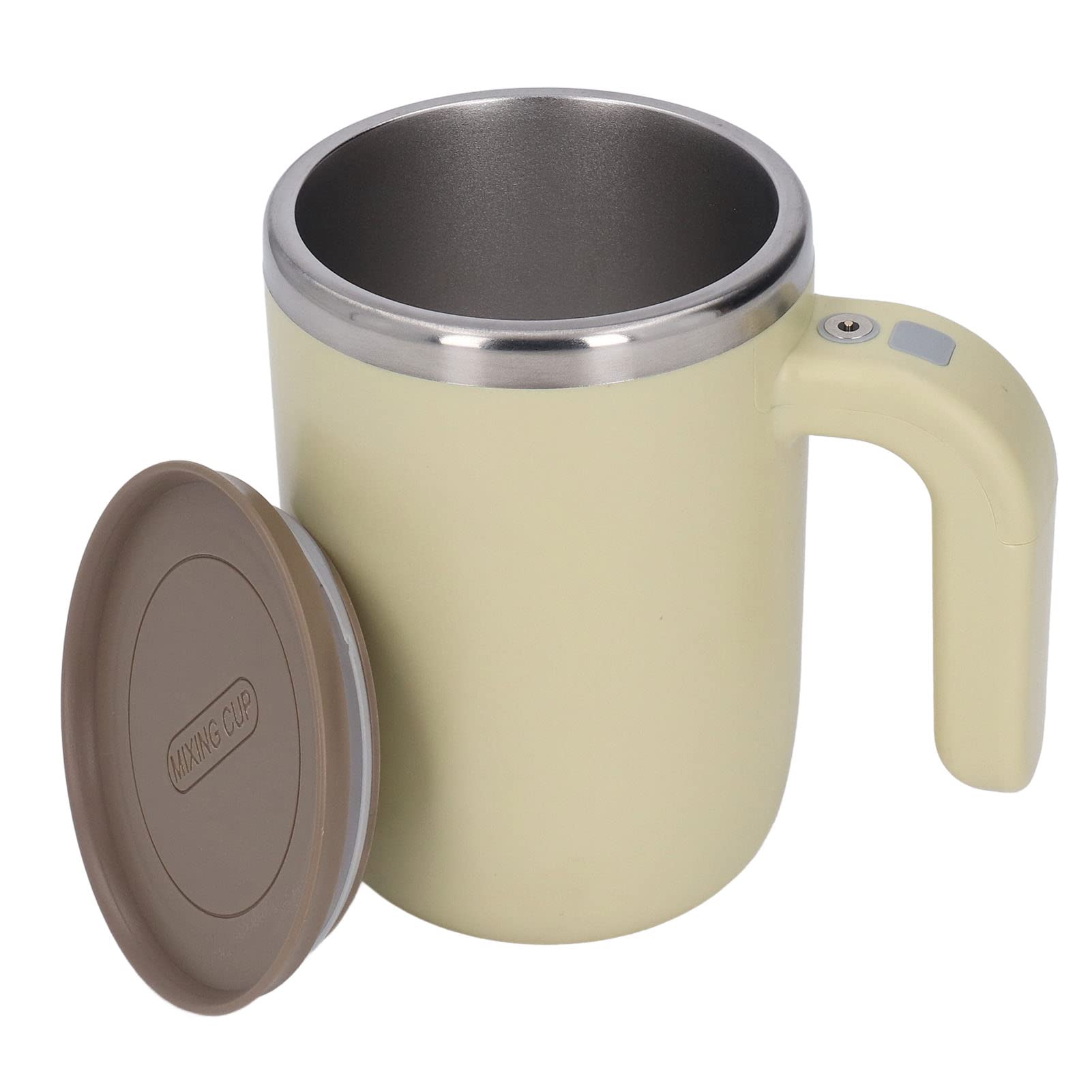 Jeanoko Auto Self Mixing Coffee Cup, Self Stirring Mug Magnetic Charging Electric Automatic Stirring Stainless Steel Cup for Coffee Tea Hot Chocolate MilkOffice Supplies
