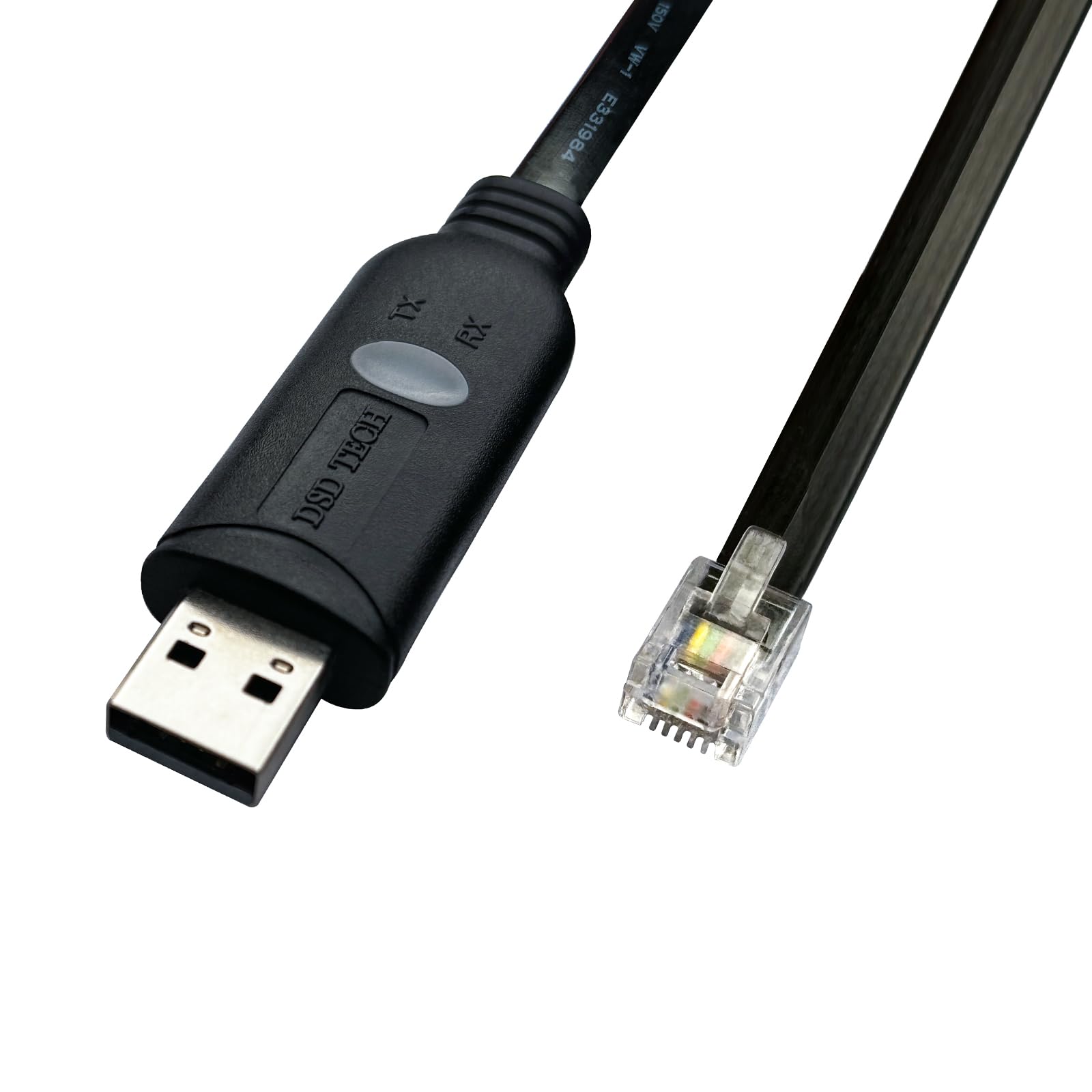 DSD TECH SH-RJ12C USB to RJ12 6P4C RS232 Serial Cable with PI2303GT Chip 5.9FT