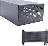 Uinfhyknd A07 Mini ITX Case HTPC Chassis USB3.0 ITX Black Metal Ext Cable view 3