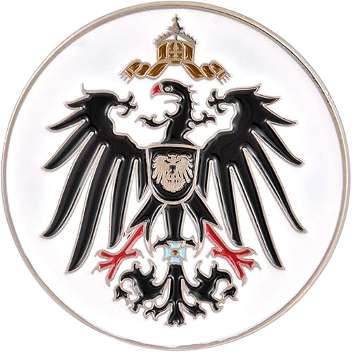 Amazon Co Jp Gudeke プロイセン国旗 プロイセン王国 鷲 エナメルピン プロイセン バッジ ジュエリー