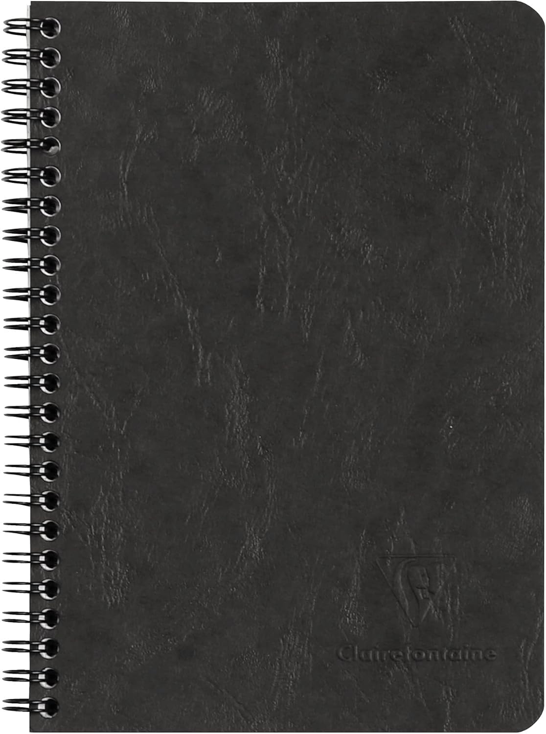 Clairefontaine 785661C Collection Age Bag - Pocket Book Black - A5 14.8x21cm - 120 Detachable Pages w/ Handles + 3 Dividers w/ Storage - Leather Card Cover