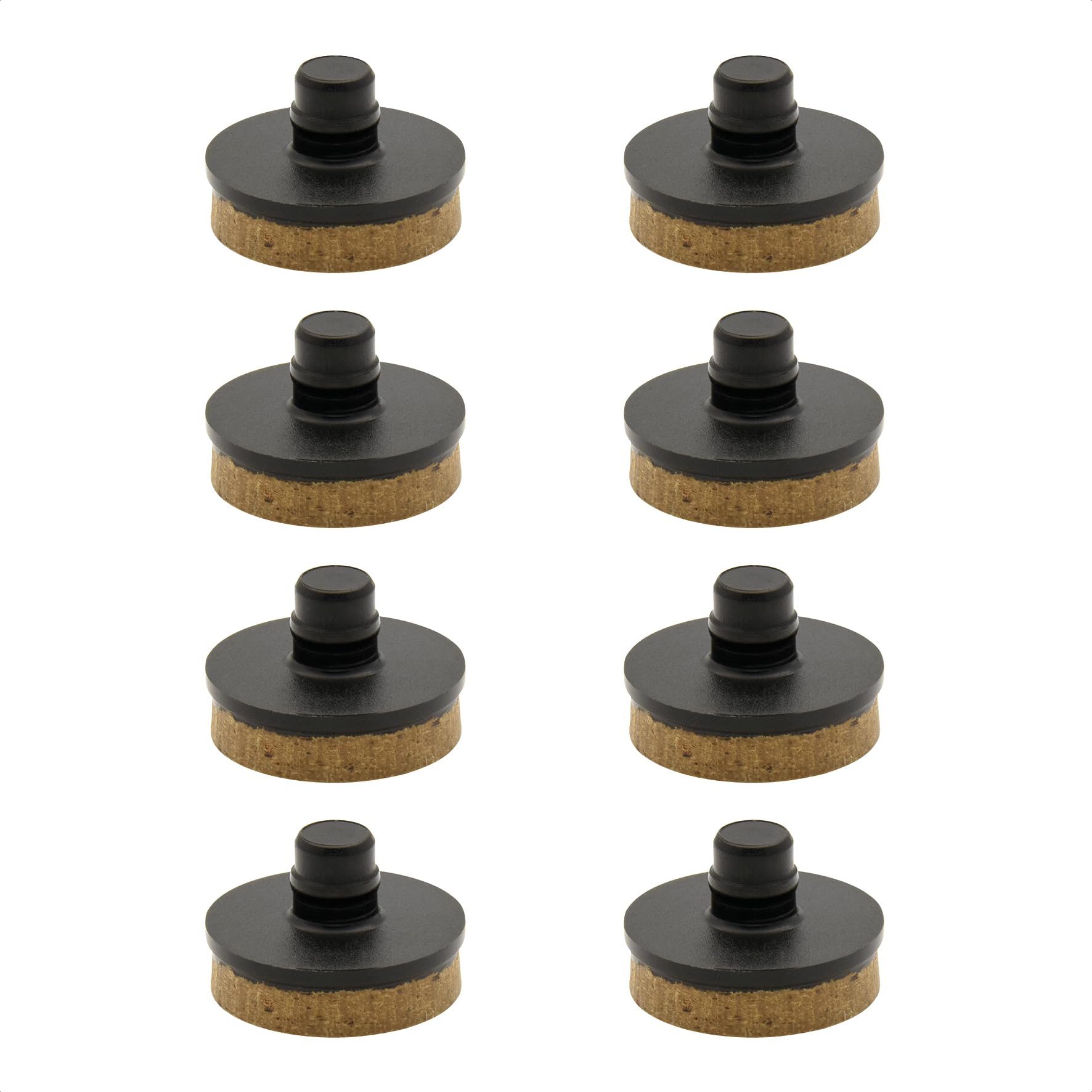 Wagner QuickClick® Felt Gliders, Furniture Glides, Chair Glides, Set of 8 Replacement Glides, Interchangeable, Special Felt SYNO – Diameter 15 mm for Smart Base – Made in Germany – 15788600