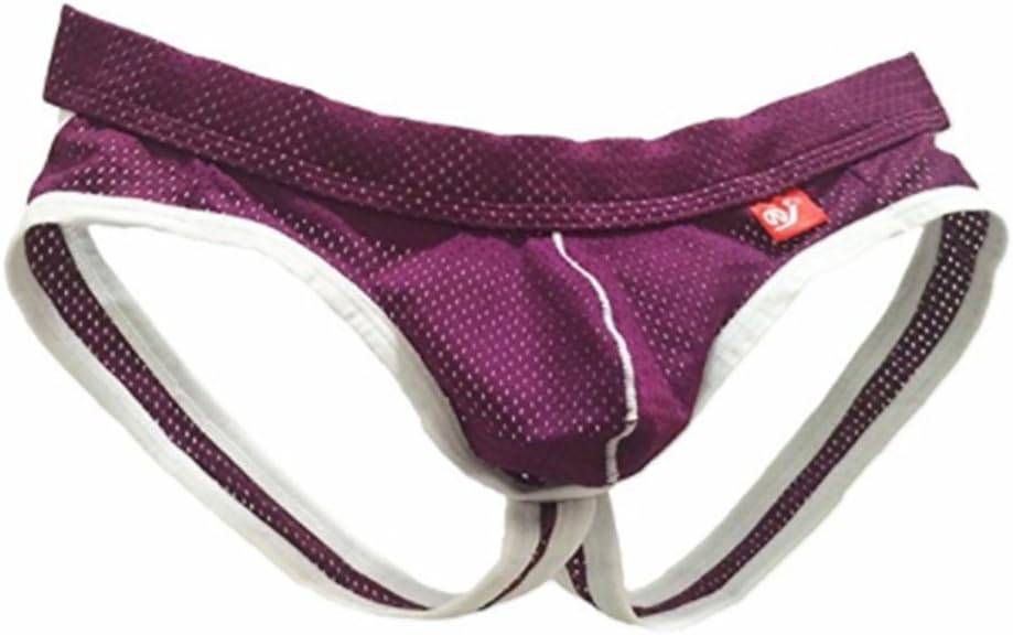 Mens Sexy Mesh Thongs Underwear Low Rise Athletic Supporter Performance Jockstraps Underpants