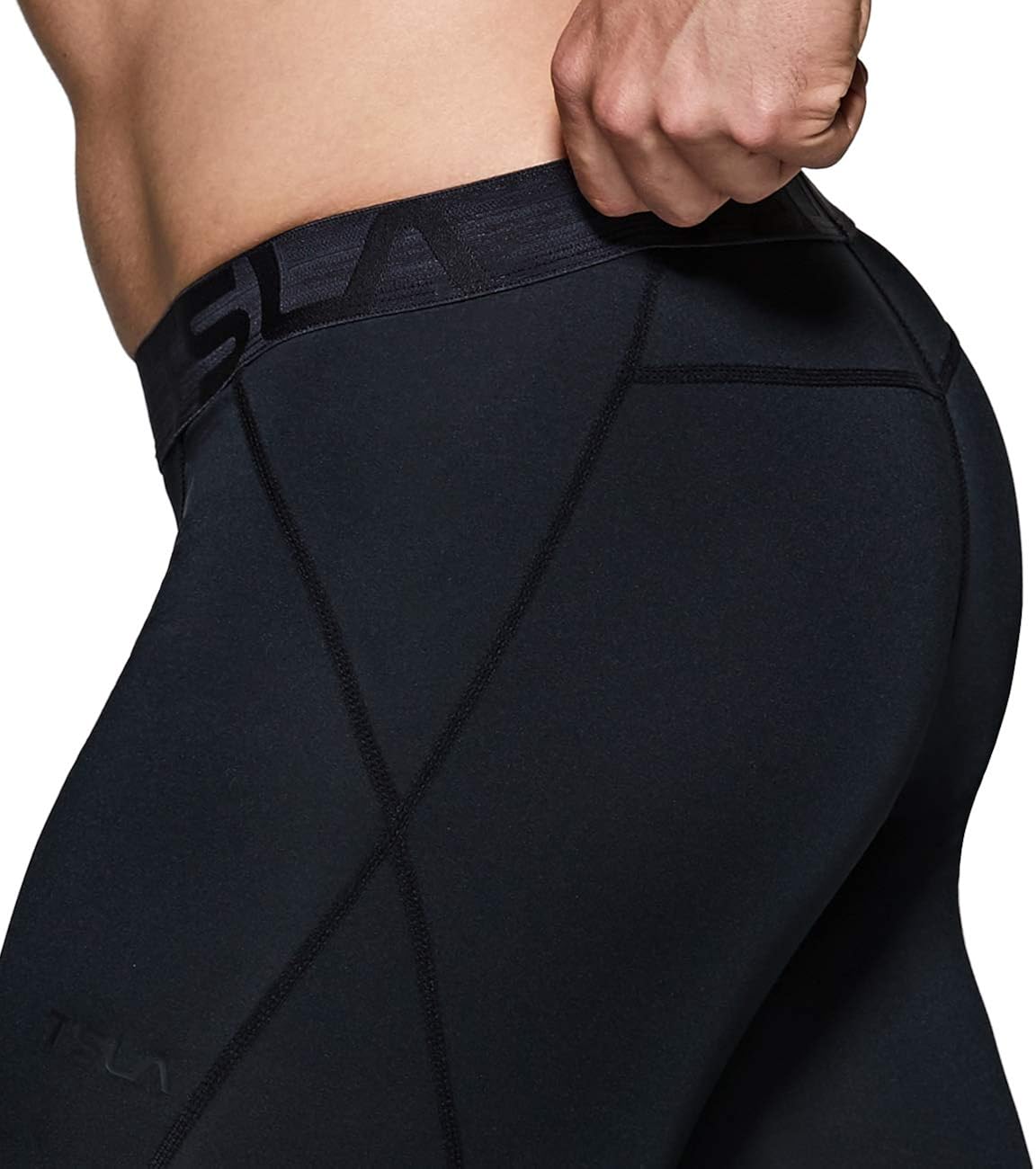 TSLA 1, 2 or 3 Pack Men's UPF 50+ Compression Pants, UV/SPF Running Tights, Workout Leggings, Cool Dry Yoga Gym Clothes : Clothing