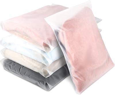 Yoosso 40 Pcs Extra Large 50x40cm Zip Lock Storage Bags Waterproof