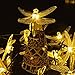 Semintech Solar String Light Waterproof Outdoor Fairy Lights 20Ft 30 Crystal Dragonfly LEDs for Pation,Homes,Gardens