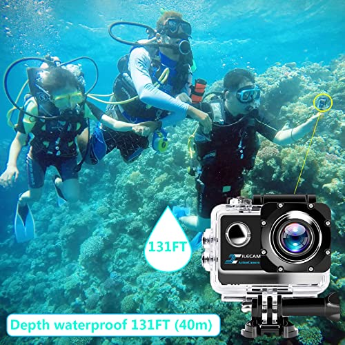 X6 4K 20M WiFi Action Camera Ultra HD with 170 Degree Wide Angle 2.4G