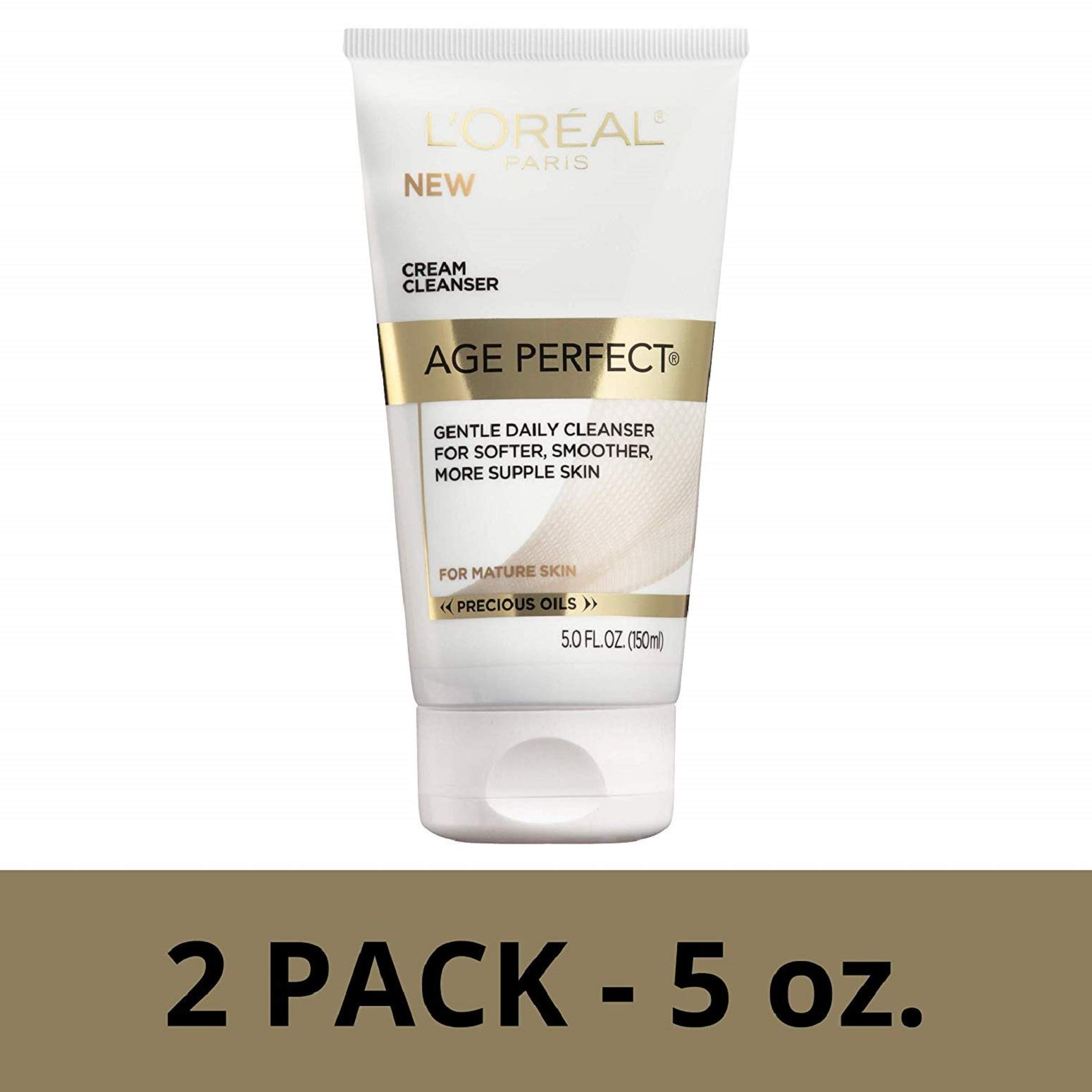 L'Oreal Paris Age Perfect Cream Cleanser, 2 count