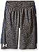 Under Armour Boys' Eliminator Printed Shorts, Asphalt Heather (012)/White, Youth X-Large