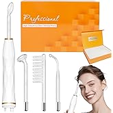 TUMAKOU Portable High Frequency Facial Machine - Orange High Frequency Face Skin Wand Device