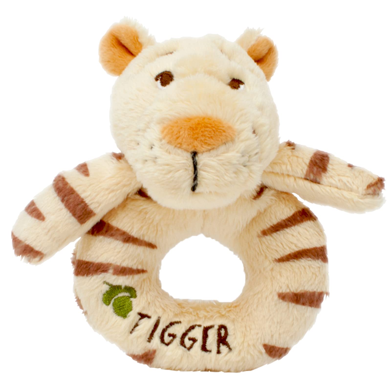 Rainbow Designs Winnie The Pooh Tigger Rattle - Official Disney Newborn Gift for Babies