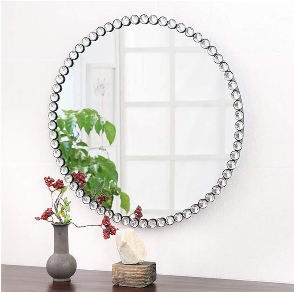 Bathroom Mirror,Wall Hanging Makeup Mirror Modern Chic Appearance for The Bathroom
