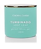 Colonial Candle Turbinado Mint Leaf Scented Jar