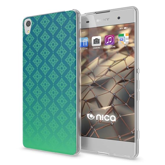 NALIA Handyhülle kompatibel mit Sony Xperia XA, Slim Silikon Motiv Case Phone Cover Crystal Schutzhülle Dünn Durchsichtig, Et