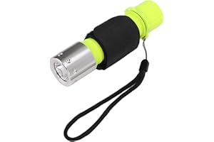AKLOSIPY Diving Flashlight LED IPX8 Aluminum Portable Light for Underwater Exploration and Outdoor Activities