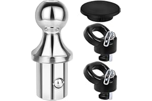 Zditumi 82216057AC Gooseneck Hitch Ball Kit 38K 2-5/16'' Compatible with Dodge Ram 2013-2023 2500 3500 Truck Puck System 82216057AA 82216057AB 82213632 60638 60618 60601 60617