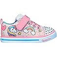 Skechers Unisex-Child Twinkle Toes Sparkle Lite-Unicorn Craze Sneaker