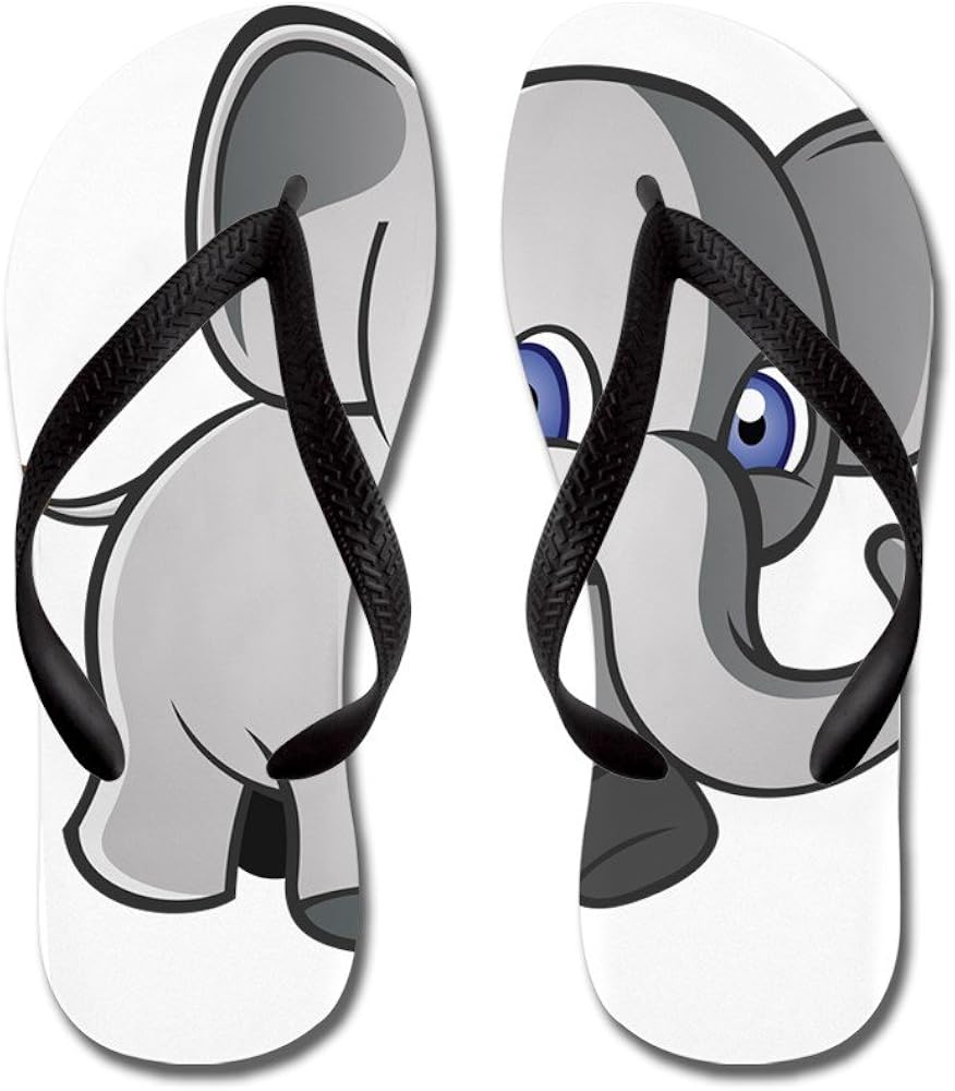 elephant flip flops