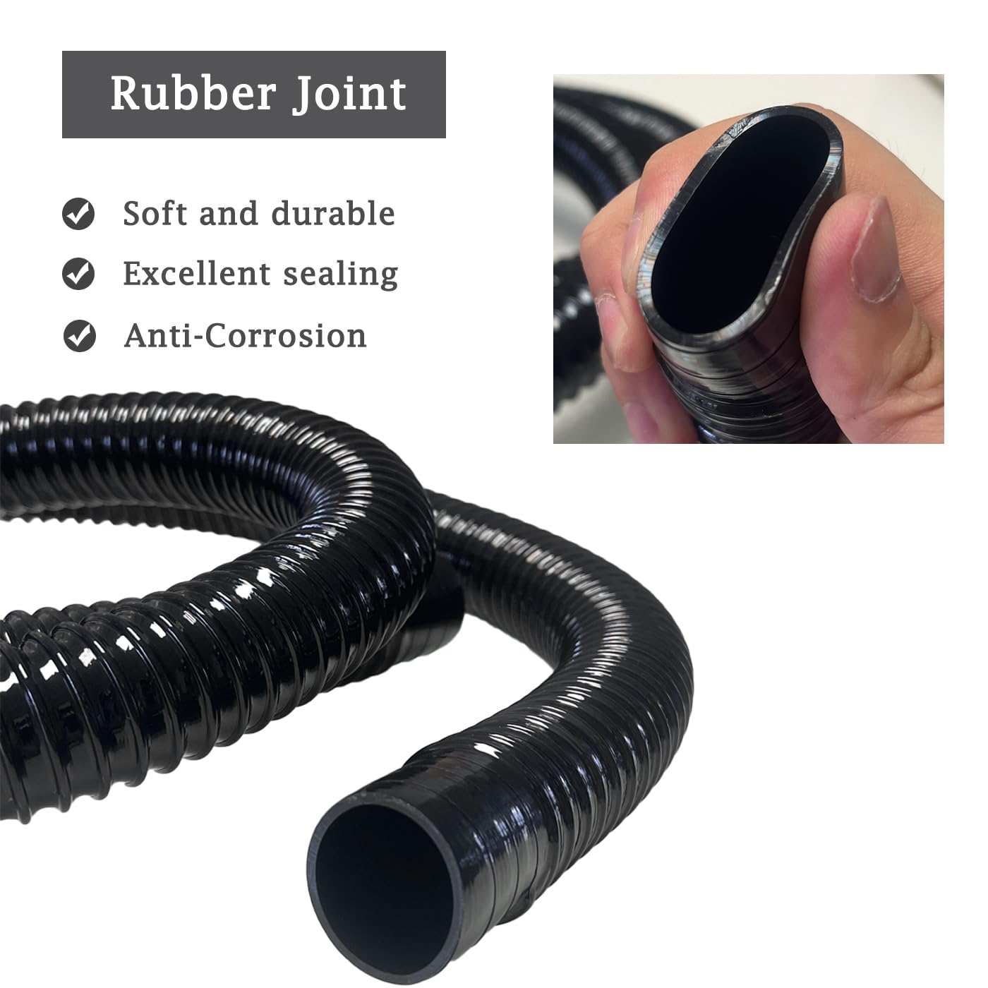 thumbnail interactive-video image 1 of Watts 1-1/8 Inch ID X 10 Ft White Bilge Discharge Hose For Boat Bilge Pump & Deck Drains 1 of 5