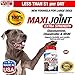 The Health Labs Maxi Joint Strength Glucosamine and Chondroitin Chewable Tablets for Dogs, 120 Tablets