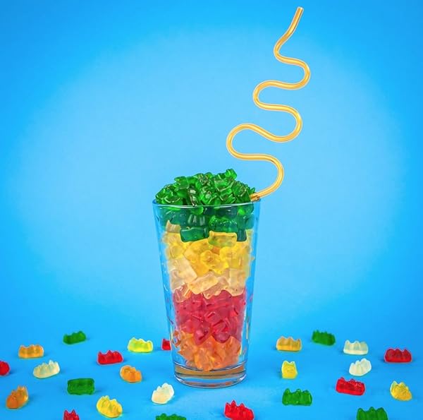 HARIBO GUMMI CANDY, ORIGINAL GOLDBEARS, 10 OZ. STAND UP BAG (PACK OF 8)