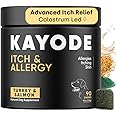 Kayode Itch & Allergy - Natural Dog Allergy Chews. Allergy Relief for Dogs. Premium Colostrum for Dogs, Bee Pollen for Dog Allergies. Alternative to Allergy Medicine for Dogs