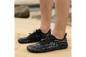 Water Shoes Men Women Quick Dry Anti-Slip Drainage Wading Shoes Lightweight Breathable for Hiking Beach River Trekking Outdoo