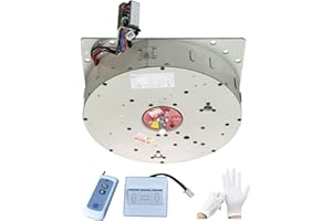 Anbaochi Chandelier Hoist Lifter System, DDJ150 6M Remote Control+Wall Switch Electric Motor Winch Lighting Lifting, 110V-120V Max Capacity 330lbs, Hoist Lift (DDJ150 330lbs 6m)
