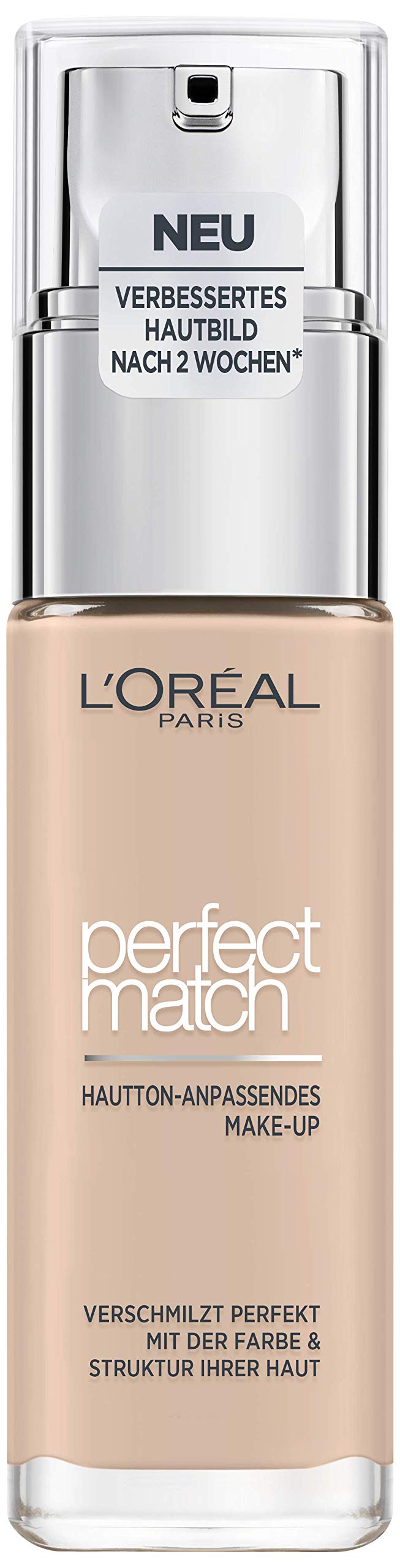 L 'Oréal Paris Perfect Match Foundation, covering Make-Up – Perfect Blend Skin Tone & 24h Moisturising — image 1