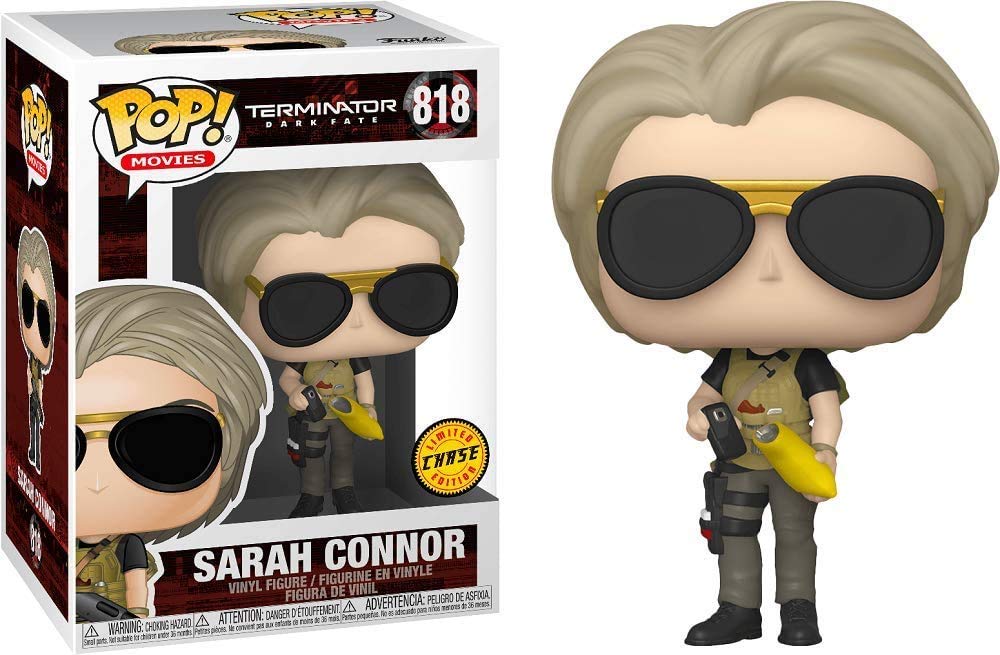 Funko Pop! Movies: Terminator Dark Fate - Sarah Connor (Chase Limited Edition) #818