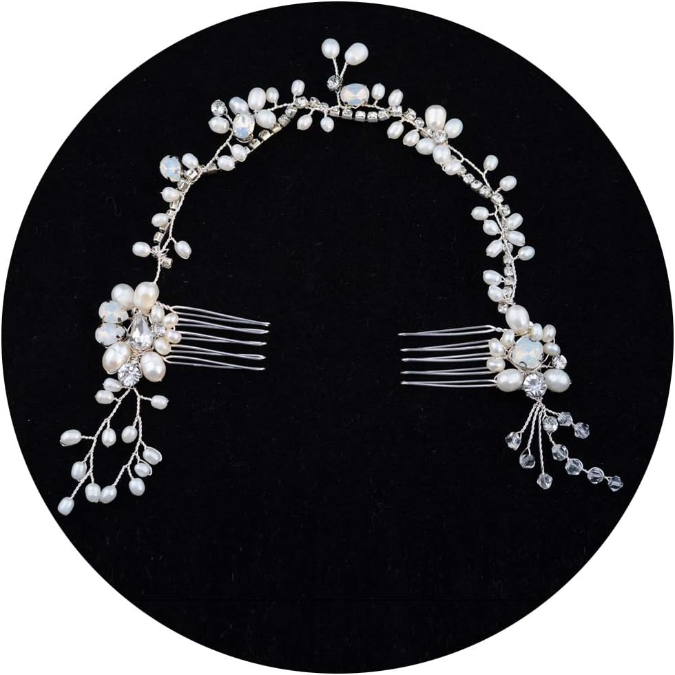 ULAPAN Wedding Comb Crystal,Wedding Hair Accessories Bridal Hair Accessories Bridal Hair Comb