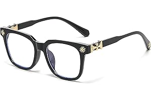 GENERIC Classic Thick Glasses for Men Women Square Frame Clear Lens Fashion Glasses Non Prescription Eyeglasses