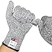 2 Pairs Cut Resistant Gloves, Anti-Cutting Protective Gloves, High Performance Level 5 Protection, Food Grade, EN388 Certified Kitchen Hand Protection Cut Proof Gloves
