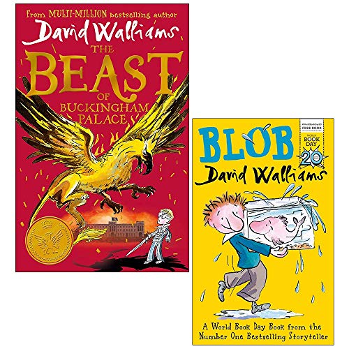 David Walliams Collection 2 Books Set (The Beast of Buckingham Palace [Hardcover], Blob)