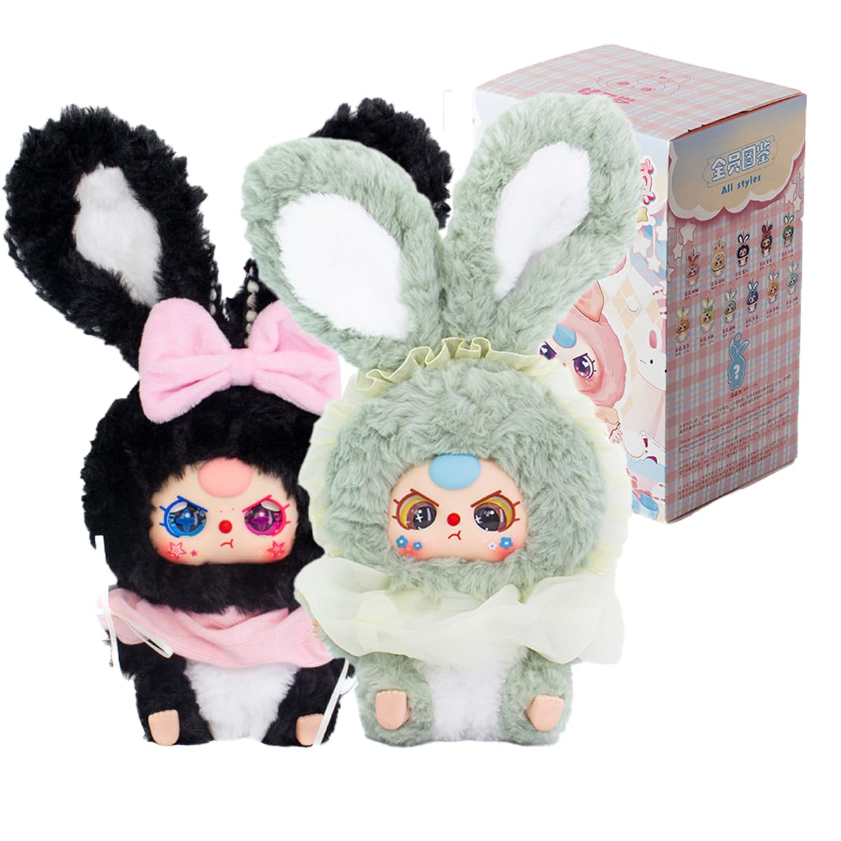 Photo 1 of ***FACTORY SEALED***Baby Three Lily Rabbit Town Series 2 Plush Blind Box 1Pc (1 of 12 Possible Styles) Kawaii Cute Blind Box Figures, Random Design Action Figures Collectible Toys Home Decorations