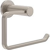 Franklin Brass Kildare (1-Pack) Toilet Paper Holder, Euro Single Post Tissue Roll Wall Mount TP Storage, Satin Nickel Bathroom Decor, Accessories KLD50-SN