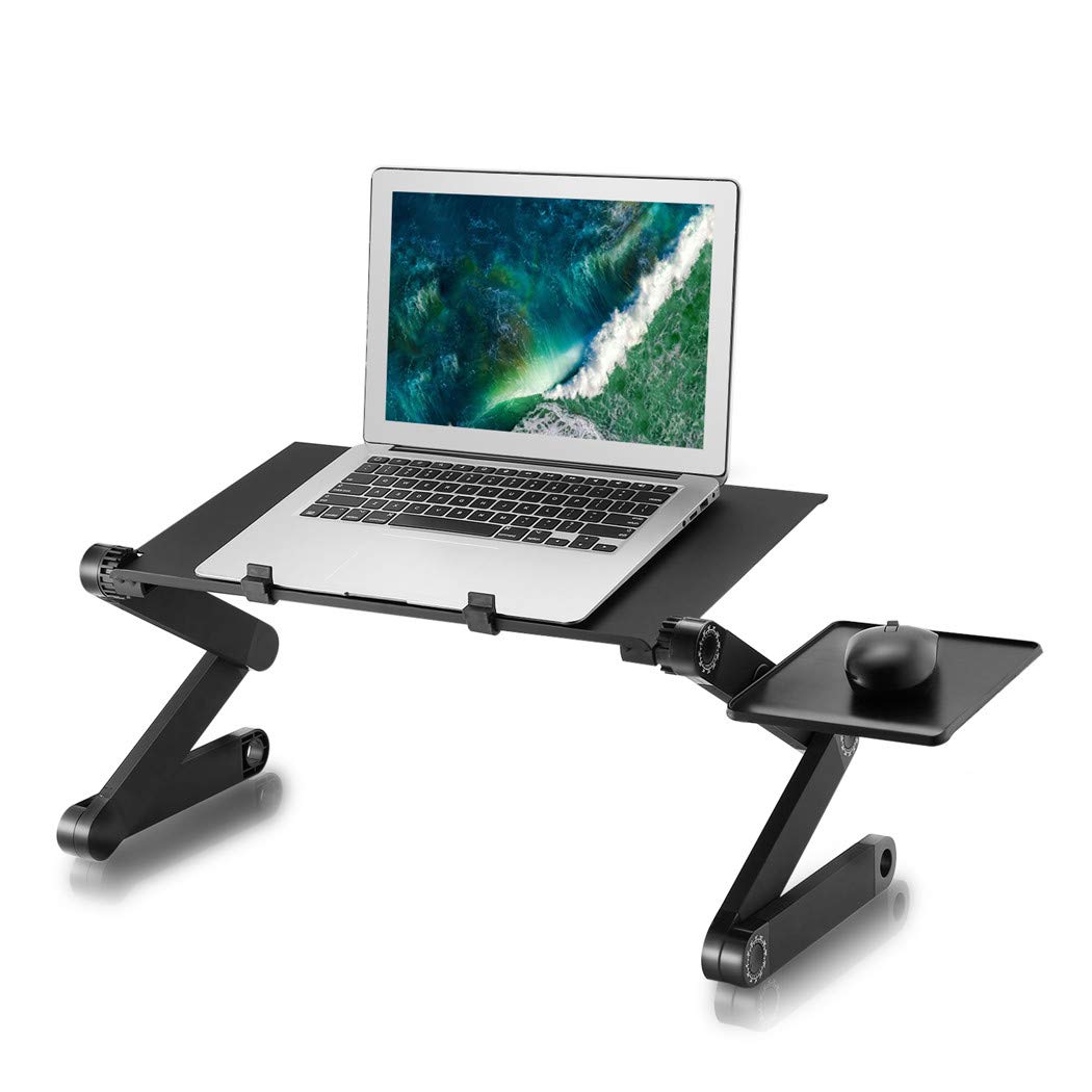Adjustable Laptop Stand Desk for Bed, Portable Foldable Laptop Standing Table Mount for PC Notebook Mackbook Pro HP