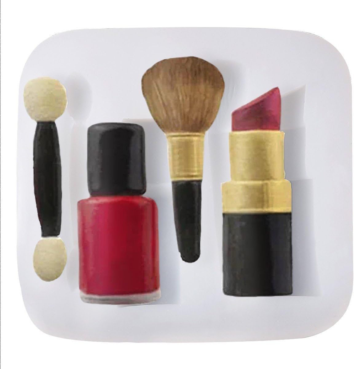 Lipstick Make up Tools Silicone Mould Fondant Cake Topper Modelling Tools Mold