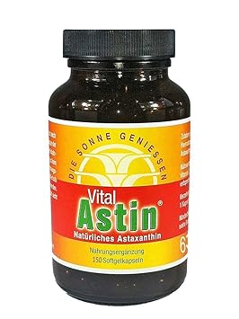 Astaxanthin - versandkostenfrei - VitalAstin 150 Kapseln - Das Original Ivarssons VitalAstin mit 4 mg natürlichem Astaxanthin