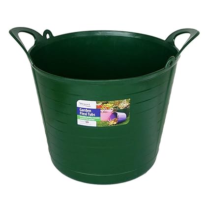 26 L Green Stewart Garden Flexi Tub 26 L - Dark Green
