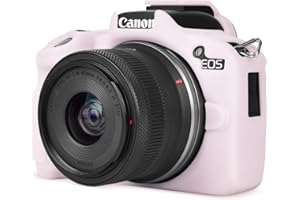 Rieibi EOSR50 EOS R50 Case, Soft Silicone Protective Case for Canon EOS R50 EOSR50 Vlogging Camera, Lightweight EOS R50 Camer