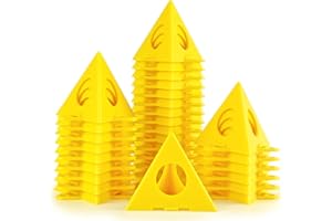 ZNBSIXP Painters Pyramid Stands 30 Pcs Paint Triangle Stands,Mini Painting Pyramid Stand,Paint Pyramids,Perfect for Painting Canvas Cabinet and Door Risers Support